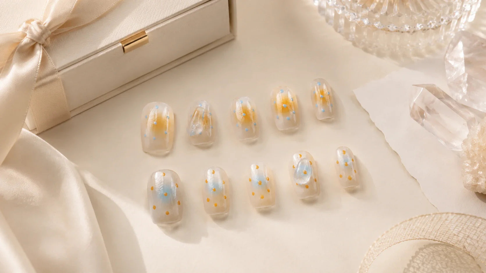 Crystal Press-On Nails